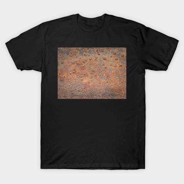 Rusty metallic surface T-Shirt by psychoshadow